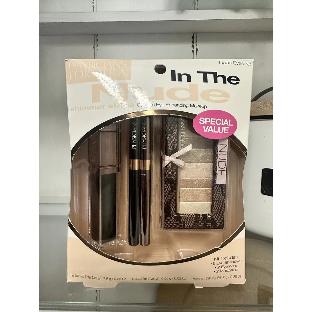 Physicians Formula In The Nude Shimmer Strips Eye Makeup Kit NEW Special Value